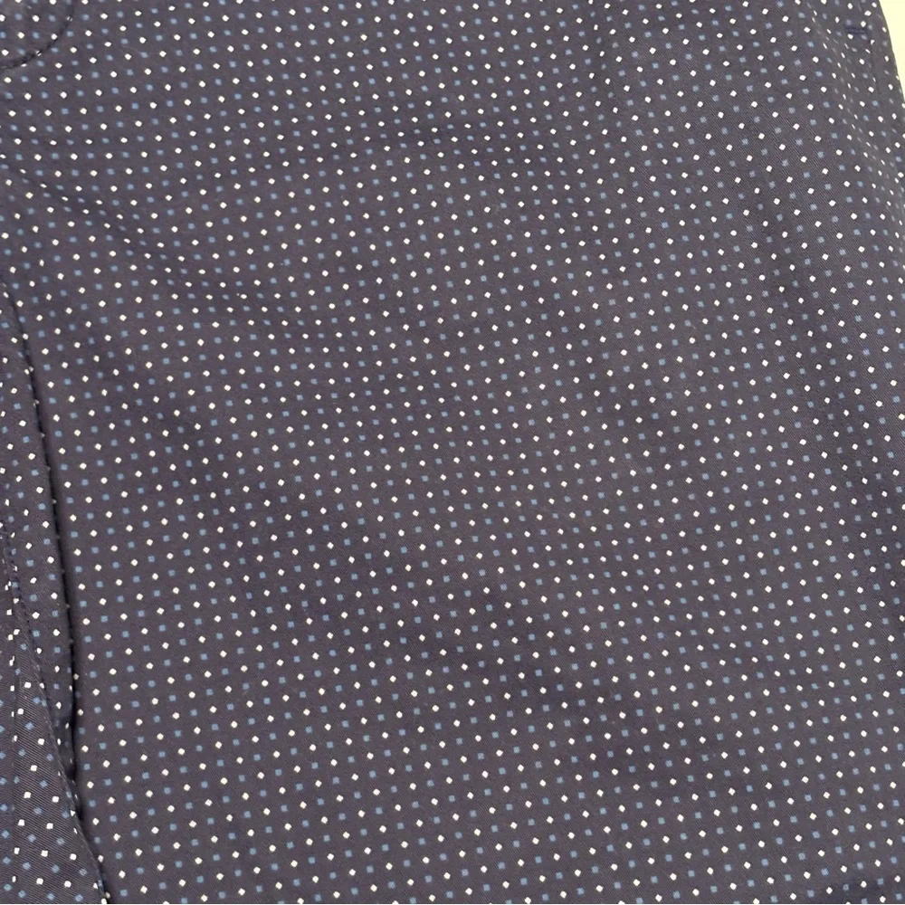 Michael Kors Dark Blue Patterned Men's Shorts - Picture 3 of 13